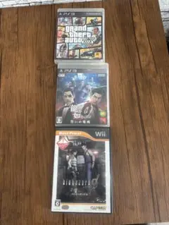 PS3・Wii ゲーム3本セット