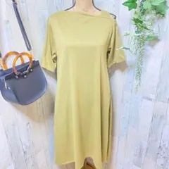 【nico and...】 ワンピース ロングカットソー オフショルダー