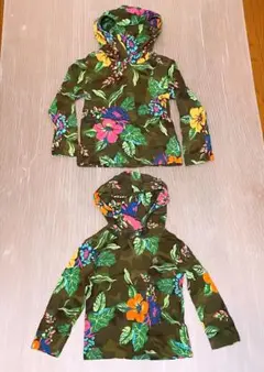 【美品】POLO RALPH LAUREN フローラルパーカー サイズ７／４T