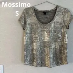 Mossimo シルバーゴールドラメ Tシャツ S
