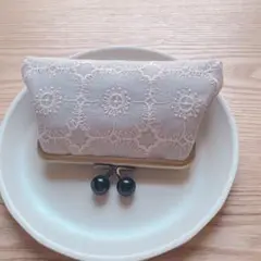 ミナペルホネンアネモネのがま口