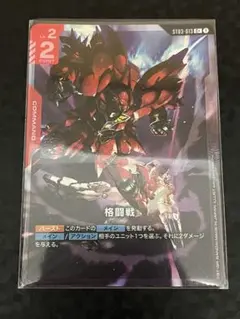ガンダムカードゲーム　格闘戦　パラレル