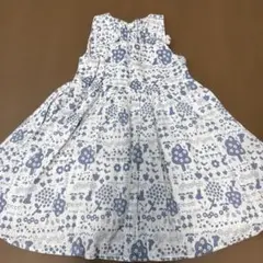 ノースリーブワンピース 130cm 花柄