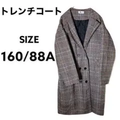 レディース アウター ジャケット チェック柄 チェスターコート トレンチコート