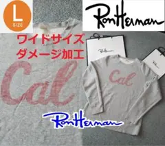 ロンハーマン ダメージ加工 CAL スウェット シャツ トレーナー プルオーバー