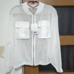 メッシュオフホワイトジャケット M