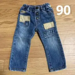 ジーンズ　ダメージジーンズ　90
