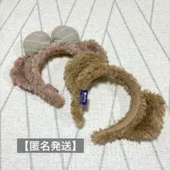 ディズニーシーカチューシャ　ダッフィ　シェリーメイ　カップル