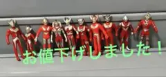 ウルトラ兄弟10体　塩ビフィギュア
