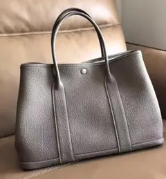【美品】HERMESレザートートバッグ ボックス型