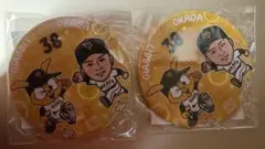 闘魂ガチャ 岡田悠希 缶バッジ 2点