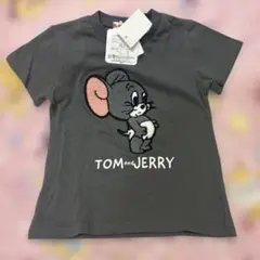 トムとジェリー　半袖　Tシャツ　タフィー　半袖Tシャツ　サガラ　刺繍