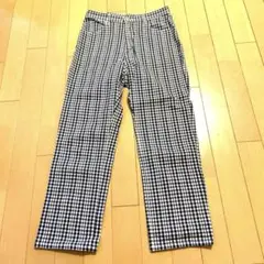 ギンガムチェック カジュアルパンツ 64サイズ