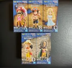 ワンピース ワールドコレクタブルフィギュア-親子の血筋Ⅱ- 全5種セット