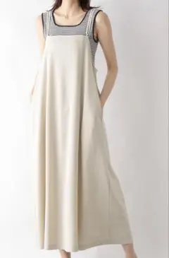 グローバルワーク スゴラクストレッチキャミワンピース/ショート丈