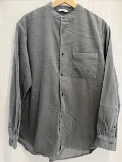URBAN RESEARCH DOORS グレー コーデュロイシャツ