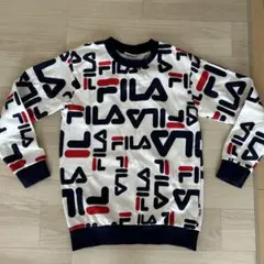 FILA 長袖トレーナー150サイズ　白紺