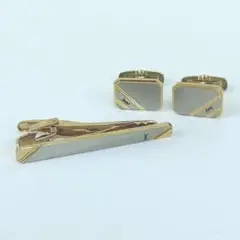 YSL イヴサンローラン　カフリンクス　ネクタイピン　セット
