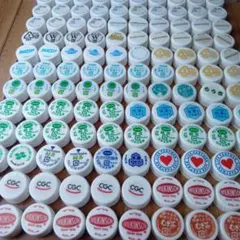 ペットボトル　キャップ　120個　白系