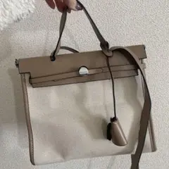 エールバッグ ショルダーバッグ トートバッグ キャンバス ブラウン シンプル 茶
