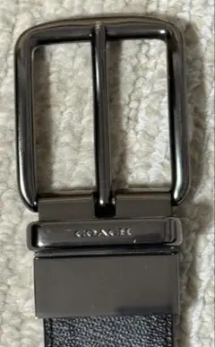 美品　COACH ブラックレザーベルト