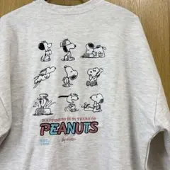 L 新品 スヌーピー PEANUTS 75周年記念 スウェット アベイル