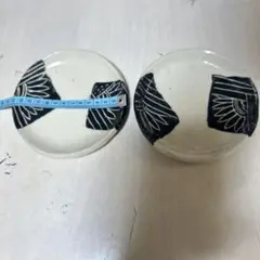 ハンドメイド皿2枚