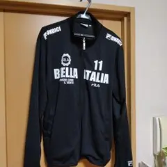 美品　FILA ブラック ジップアップジャケット LL
