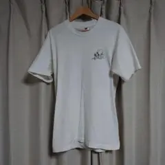 90s US NAVY シービーズ ビンテージT アイボリー L 海軍