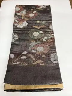 辻ヶ花　半巾帯　小袋帯　正絹　ふくれ織り