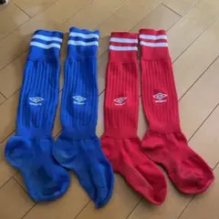 アンブロ サッカーソックス 2足セット