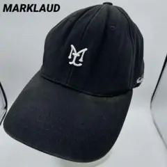 MARKLAUD ヴィンテージキャップ　黒　帽子　シンプル　ワンポイント