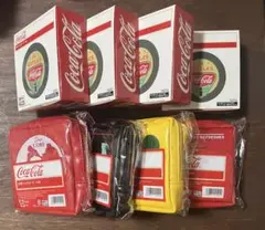 タイトーくじ　コカコーラ　レトロ缶ケース　レトロポーチ　コンプセット
