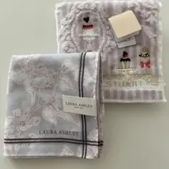 お値下げ新品 ハンカチ JILLSTUART&LAURAASHLEY 2枚セット