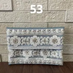 ポケットティッシュケース☆くすみグリーン