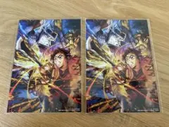 鬼滅の刃　アニメ イラスト 2枚セット 戦闘シーン　無限城編