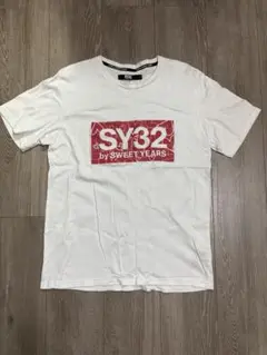 SY32 by SWEET YEARS ホワイト Tシャツ L