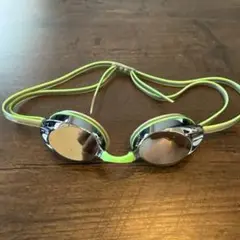 Speed opal mirror水泳用ゴーグル グリーン/シルバー