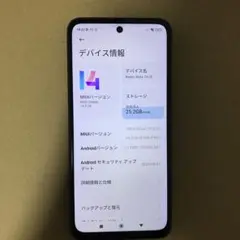 Redmi note 10JE 64GB simフリー