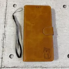 OPPO Reno10 Pro 5G ケース 手帳型　ブラウン　猫