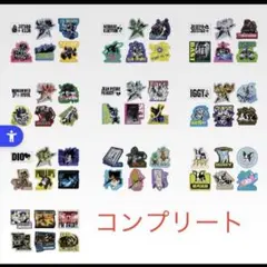 一番くじ　ジョジョの奇妙な冒険　K賞 ステッカー コンプリート