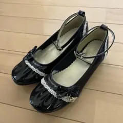 フォーマル23センチ⭐︎美品⭐︎ピアノ発表会パーティ⭐︎エナメル