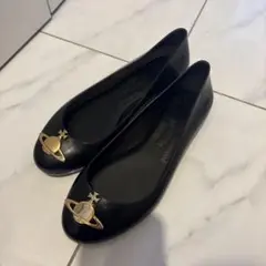 Melissa ブラック フラットシューズ 36