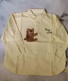 イエロー 長袖シャツ