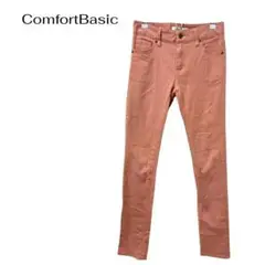 ComfortBasicスキニーパンツ　カラーパンツ　コンフォートベーシック
