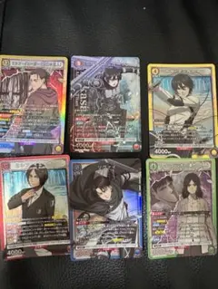 進撃の巨人 Vol.2「ミカサ・アッカーマン」《パラレル》R★ SR4枚セット