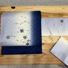 【新品・未使用】wakka 京袋帯　リバーシブル　ふくろう×モザイク　378㎝ 楽天市場】京袋帯 正絹 WAKKA 日本製 袋名古屋帯 (森の番人