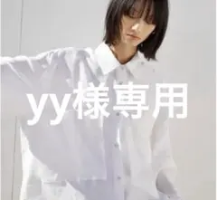 lapeaudegam キュプラ オーバーシャツ ホワイト