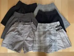 ハーフパンツ 6枚セット　サイズ160