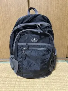 キャプテンスタッグ　拡張型リュック　ブラック